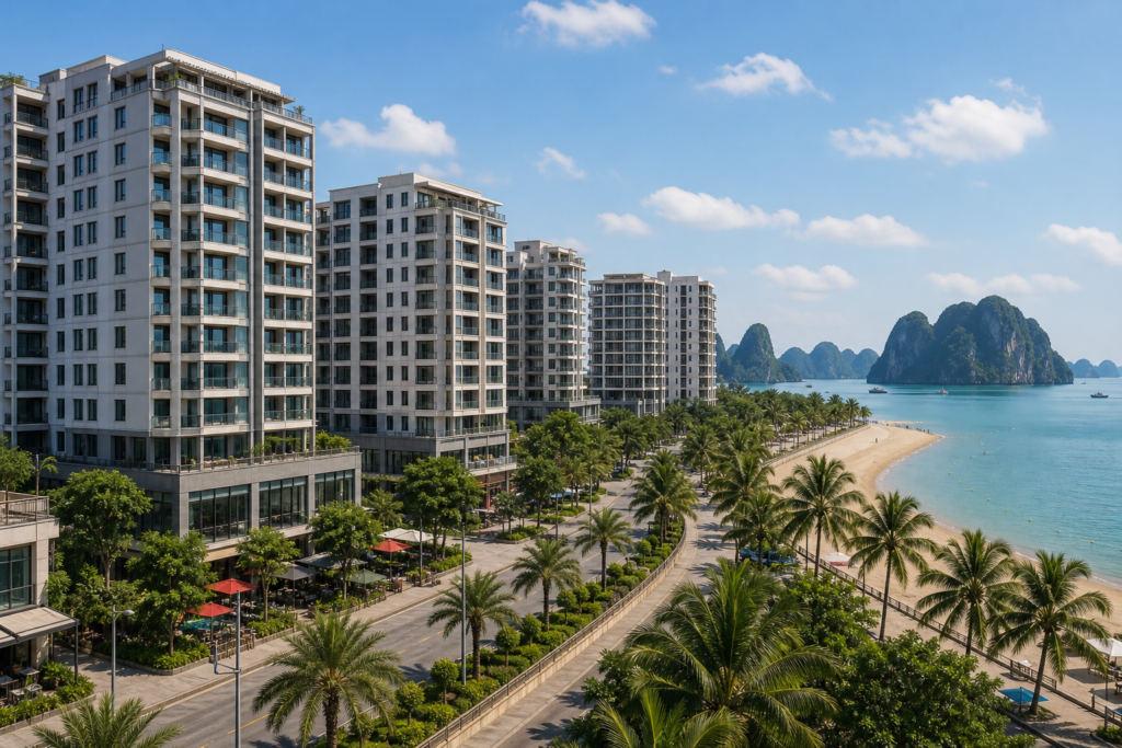 Rent & Stays Apartment complex near Ha Long Bay