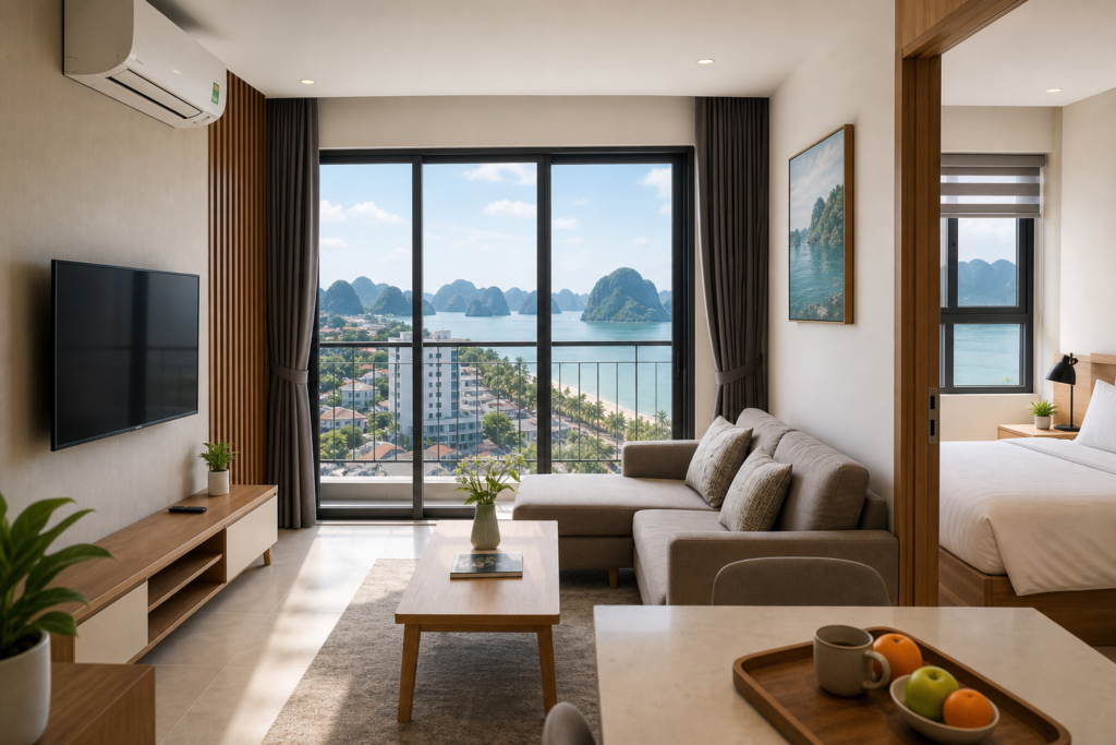 outdoor-image-02 Apartment living room overlooking Ha Long Bay