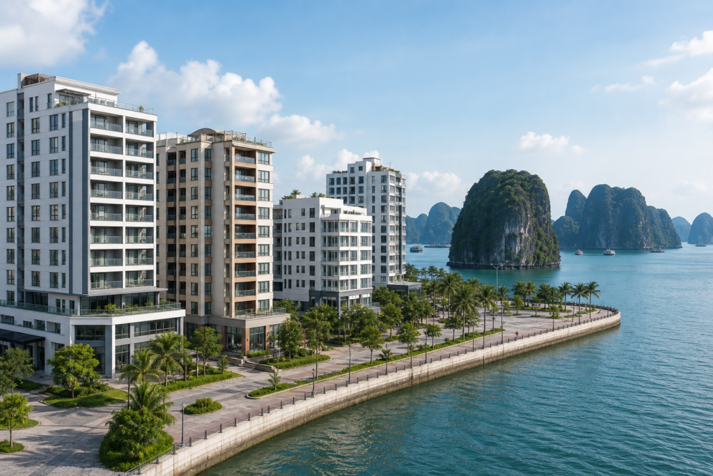 outdoor-image-02 Waterfront apartment buildings in Ha Long