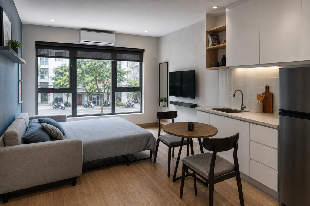 Rent & Stays Studio apartment for a short stay in Ha Long